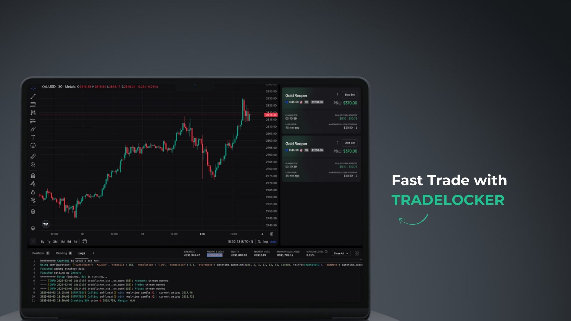fast trade with tradelocker